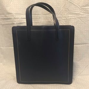 Trademark Navy Large Square Structured Tote